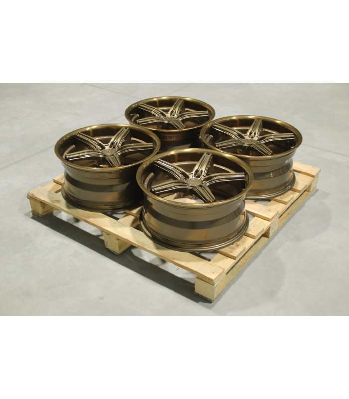 Set of CVR9 20x9 ET30 + ET35 5x120 Gloss Bronze