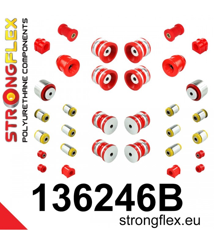 136246B: Full suspension polyurethane bush kit