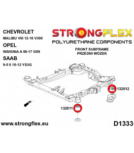 132011A: Front subframe – front bush SPORT
