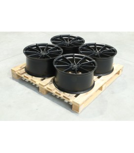 Set of SL02 20x10 ET30 5x112 Matt Black