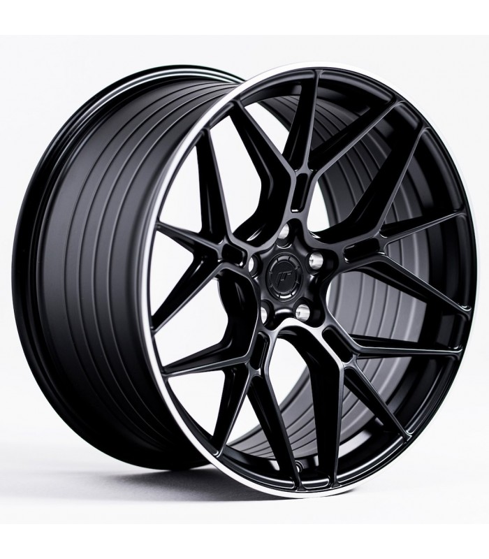 JR Wheels JR51 20x10,5 ET15-35 5H BLANK Satin Black w/ Machined Lip