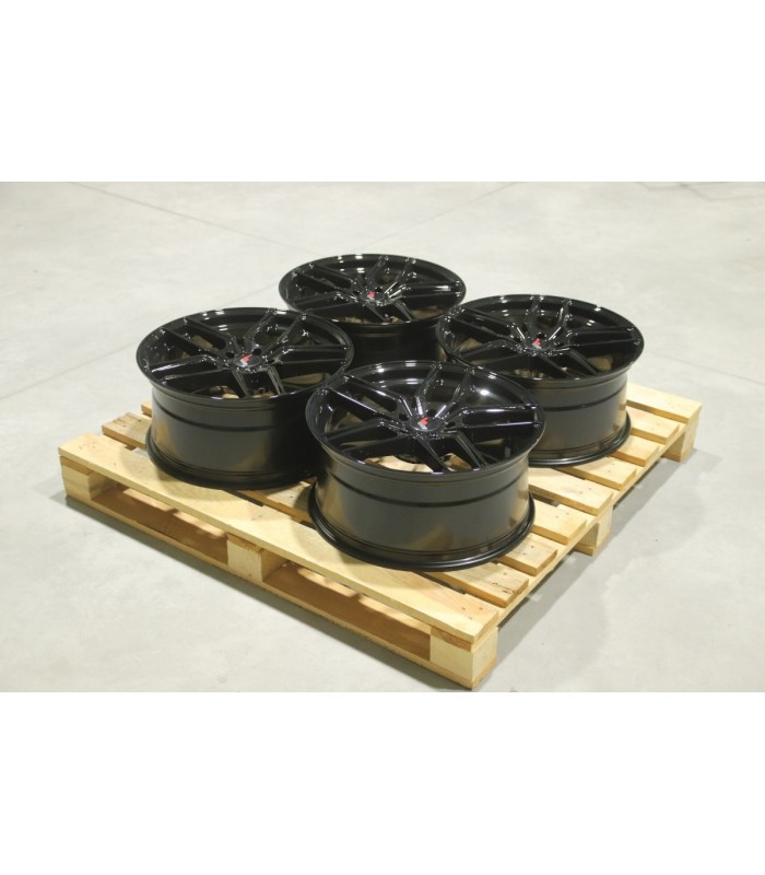 Set of JR25 19x8,5 ET35 5x114,3 Gloss Black
