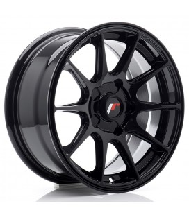 JR Wheels JR11 15x7 ET20-30 BLANK Gloss Black