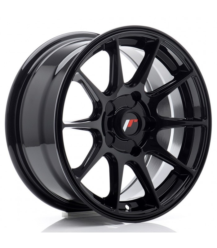 JR Wheels JR11 15x7 ET20-30 BLANK Gloss Black