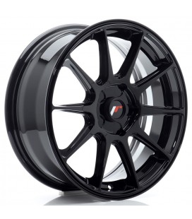 JR Wheels JR11 17x7 ET20-38 BLANK Gloss Black