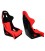 Racing Seat Bimarco Cobra PRO Welur Red-Black FIA sportinė sėdynė