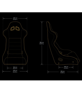 Bimarco Cobra PRO Welur Black FIA sportinė sėdynė