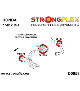 081875A: Front control arm – front bush SPORT