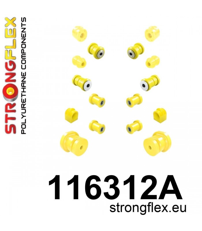 116312A: Full suspension bush kit SPORT