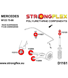 116312A: Full suspension bush kit SPORT
