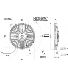 Cooling fan SPAL 280MM pusher