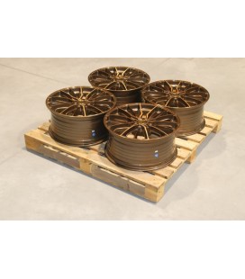 Set of CVR7 20x9 ET35 5x112 Brushed Bronze
