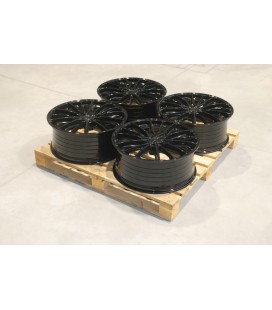 Set of CVR7 22x9 ET40 5x112 Gloss Black