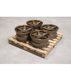 Set of CVR9 19x9 ET31 + 19x10 ET37 5x114,3 Gloss Bronze