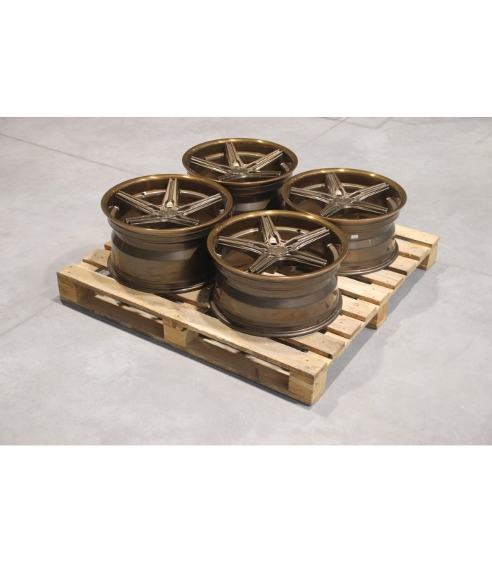 Set of CVR9 19x9 ET31 + 19x10 ET37 5x114,3 Gloss Bronze