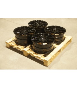 Set of CVR4 19x8 ET26 + 19x9 ET41 5x112 Platinum Black