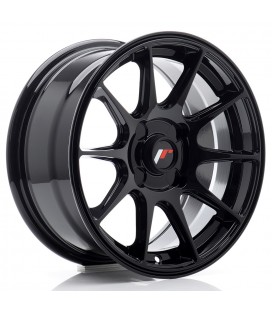JR Wheels JR11 15x7 ET30 4H Blank Gloss Black