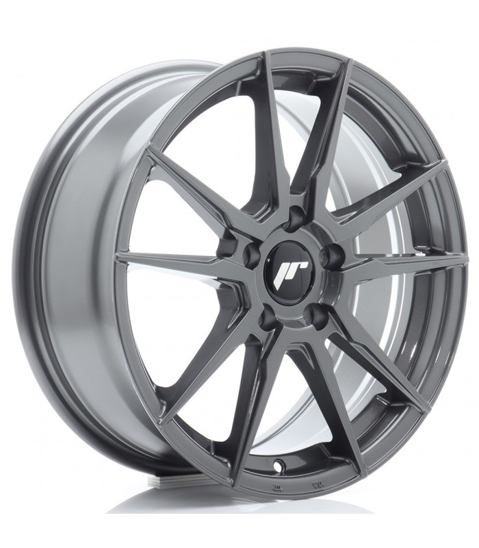 JR Wheels JR21 17x7 ET40 5x100 Hyper Gray