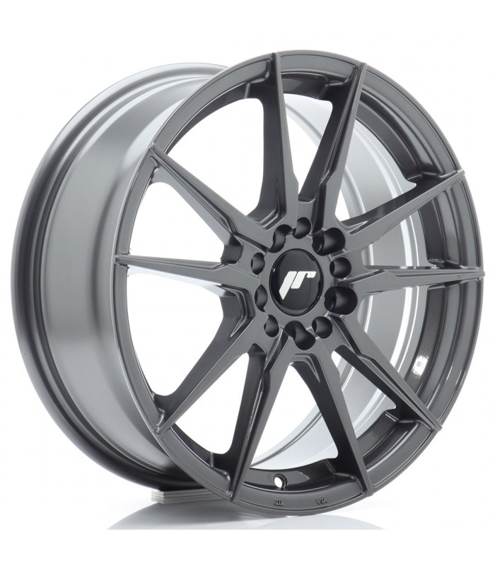 JR Wheels JR21 17x7 ET40 5x108/112 Hyper Gray
