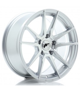 JR Wheels JR21 17x8 ET35 5x120 Silver Machined