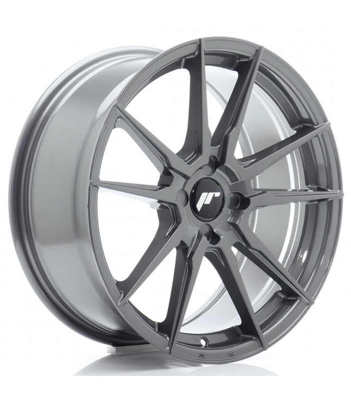 JR Wheels JR21 18x8 ET20-40 4H BLANK Hyper Gray