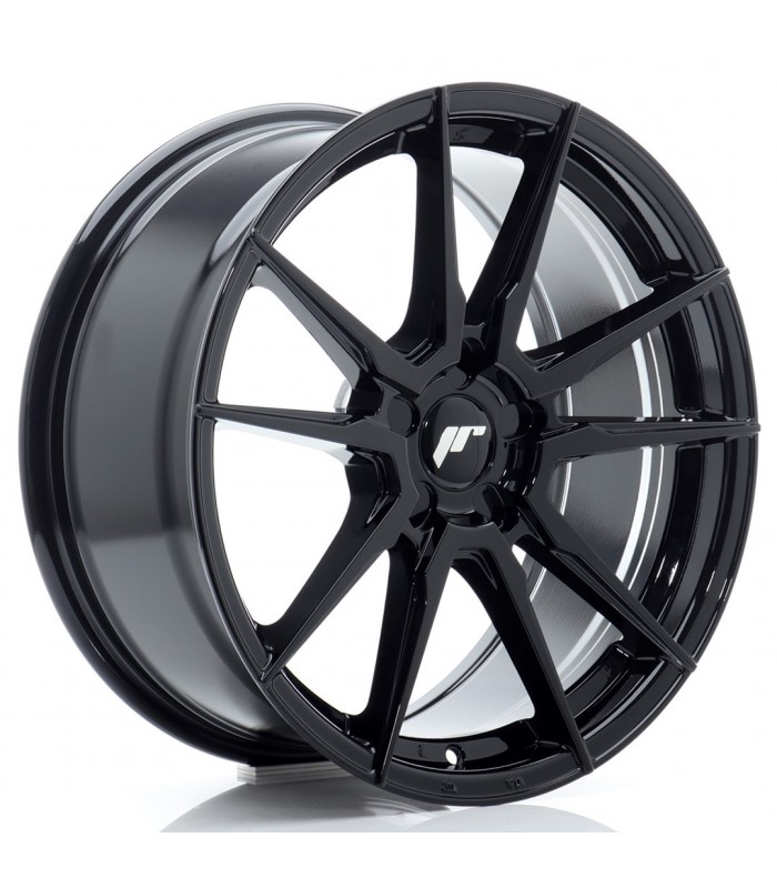 JR Wheels JR21 18x8 ET20-40 5H BLANK Glossy Black
