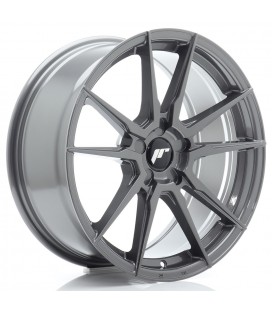 JR Wheels JR21 18x8 ET20-40 5H BLANK Hyper Gray
