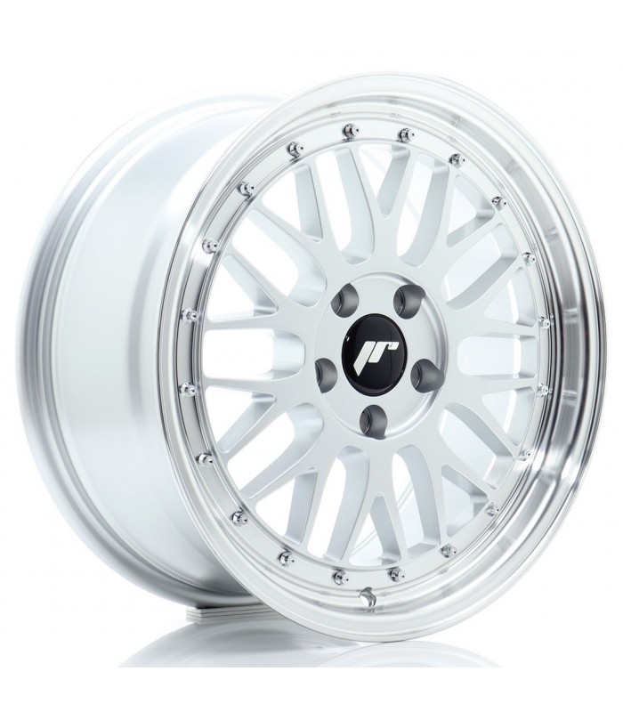 JR Wheels JR23 17x7,5 ET40 5x112 Hyper Silver w/ Machined Lip