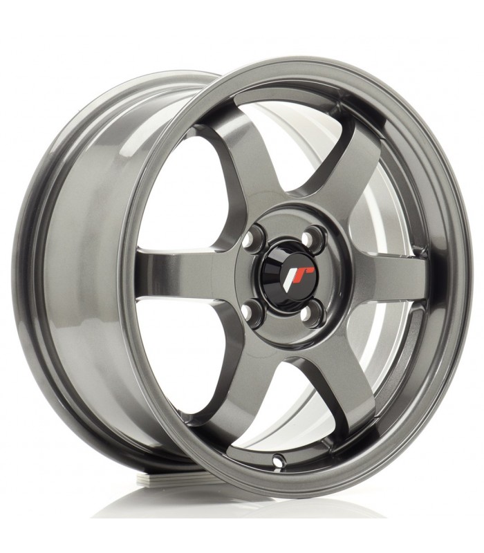 JR Wheels JR3 15x7 ET25 4x100 Gun Metal