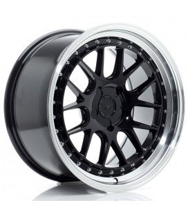 JR Wheels JR40 18x9,5 ET15-35 5H BLANK Glossy Black w/Machined Lip