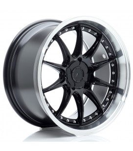 JR Wheels JR41 18x9,5 ET15-35 5H BLANK Glossy Black w/Machined Lip