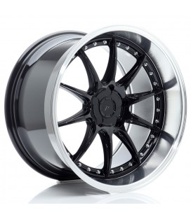 JR Wheels JR41 19x11 ET12-25 5H BLANK Glossy Black w/Machined Lip