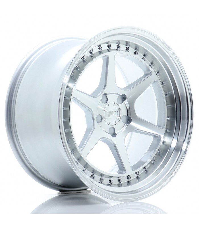 JR Wheels JR43 18x10,5 ET15-22 5H BLANK Silver w/Machined Face