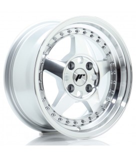 JR Wheels JR6 15x7 ET25 4x108 Silver Machined Face