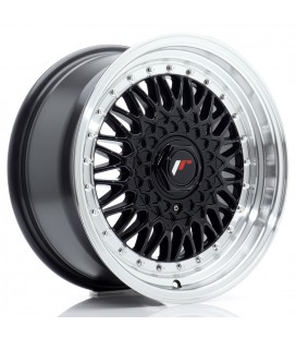 JR Wheels JR9 16x7,5 ET25 BLANK Gloss Black w/Machined Lip