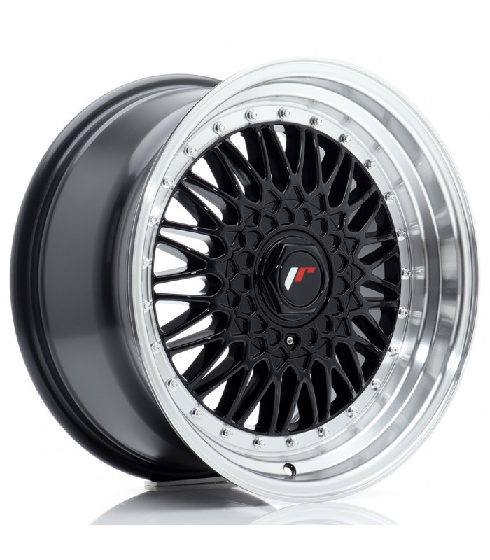 JR Wheels JR9 17x8,5 ET20 5x112/120 Gloss Black w/Machined Lip