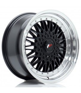 JR Wheels JR9 17x8,5 ET20-35 BLANK Gloss Black w/Machined Lip
