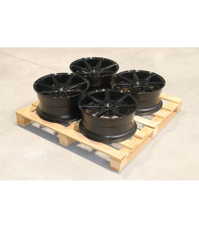 Set of JR20 19x8,5 ET25 + 19x9,5 ET35 5x114,3 Gloss Black