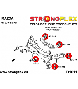 106189A: Full suspension bush kit SPORT