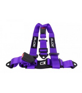 Sportiniai saugos diržai Slide 3p 2" Purple E4 Homologacija