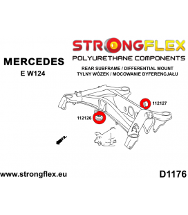 112127B: Rear diff mount - rear bush