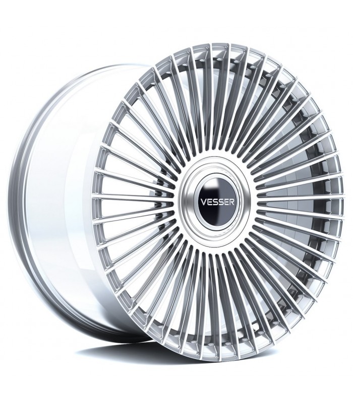 Vesser VSR9 22x9,5 ET0-35 BLANK Silver Machined Face