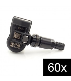 Set of 60pcs TPMS Autel MX-Sensor E 315+433MHz Metal Stem Black
