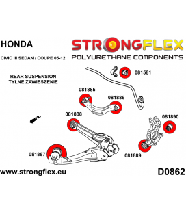 081887A: Rear lower arm front bush SPORT