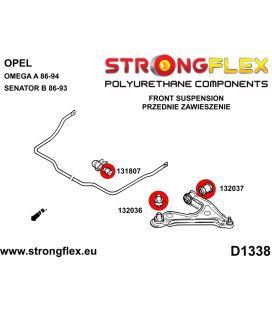 136261A: Front suspension bush kit SPORT