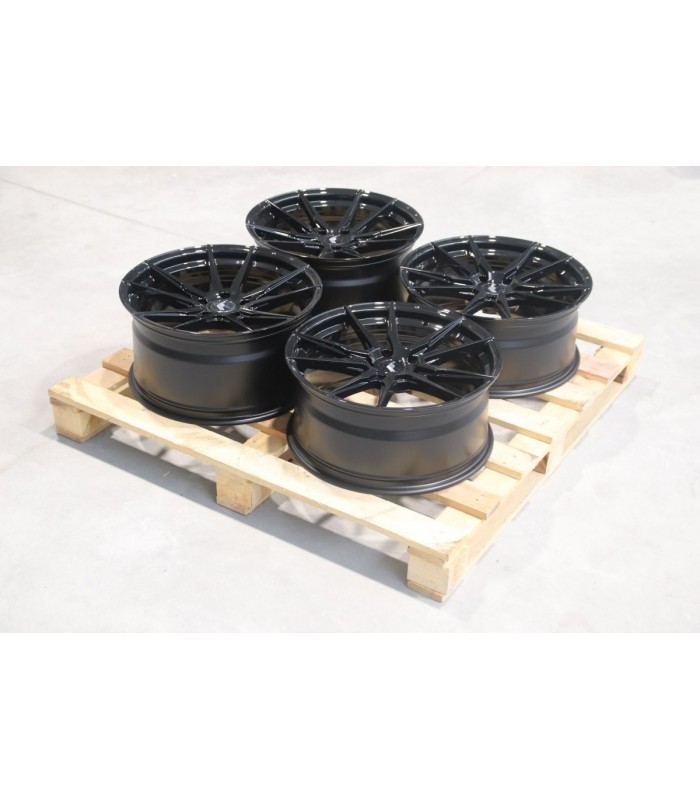 Set of JR21 19x8,5 ET35 + 19x9,5 ET35 5x120 Gloss Black