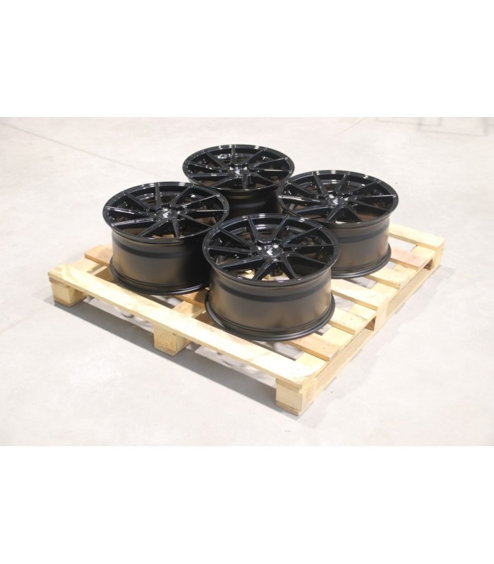 Set of JR36 18x9 ET40 5x112 Gloss Black