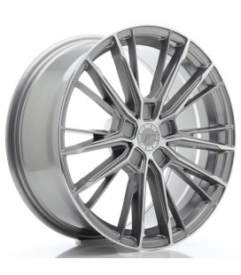 JR Wheels JR52 18x8 ET20-45 5H BLANK Titanium Machined Face