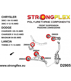 290029A: Front upper arm bush SPORT