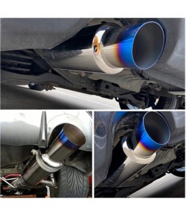 Rear Muffler TurboWorks 100mm inlet 60mm